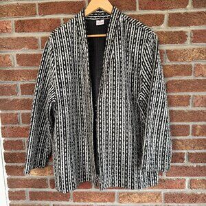 Graff Californiawear Sweater * Vintage / Older * Size Large * Womens * Blk White